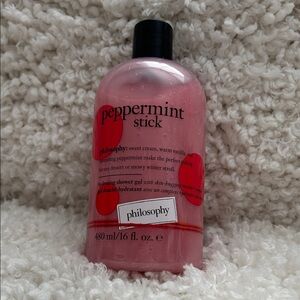 Philosophy Peppermint Stick Body Wash - Red and Pink